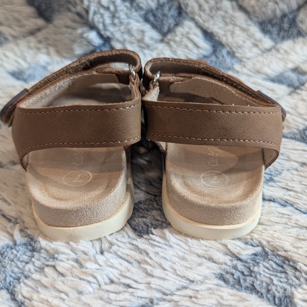 Brown Kids Cat & Jack Fisherman Sandals - Picture 2 of 4